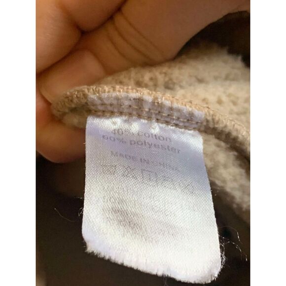 Happy Camp3r Beige High Rise Sweat Shorts, XS - Picture 5 of 7